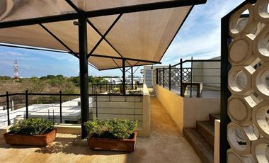 DEPARTAMENTO EN VENTA MERIDA, TEMOZON NORTE, AVANTIA, MOD. 1 REC, LISTO.