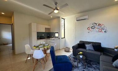 DEPARTAMENTO EN VENTA MERIDA, TEMOZON NORTE, AVANTIA, MOD. 1 REC, LISTO.