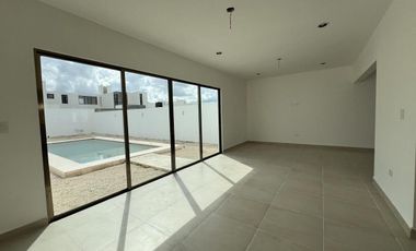 CASA EN VENTA MERIDA, SAN DIEGO CUTZ, MODELO 3, ENTREGA INMEDIATA.