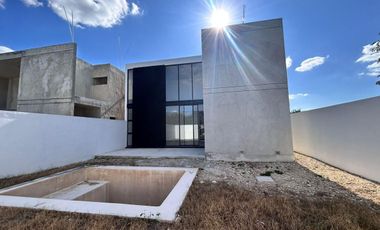 CASA EN VENTA MERIDA, PRIVADA PRADERAS DEL MAYAB, MOD. AMBAR, LISTA.