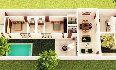 CASA EN VENTA MERIDA, CONKAL 1 PLANTA, ENTREGA INMEDIATA.