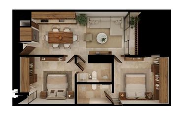 DEPARTAMENTO EN VENTA MERIDA, CONKAL, PIONERA, MOD 2 REC, MARZO 2027.