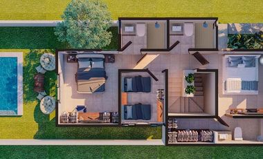CASA EN VENTA MERIDA, TIXCACAL, PRIVADA SOLANA, MODELO ALBOR,  A 2 MESES.