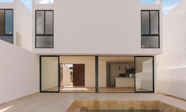 CASA EN VENTA MERIDA, CONKAL, PRIVADA TAMORA, MODELO TEVA, ENTREGA INMEDIATA.