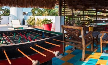 CASA EN VENTA MERIDA, PLAYA SISAL A 150 MTS DEL MAR, AMUEBLADA, LISTA.