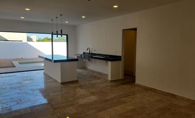 CASA EN VENTA MERIDA, CONKAL, PRIVADA SILVESTA RESIDENCIAL,MOD. 1 PLANTA, LISTA