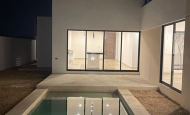 CASA EN VENTA MERIDA, CONKAL, PRIVADA SILVESTA RESIDENCIAL,MOD. 1 PLANTA, LISTA