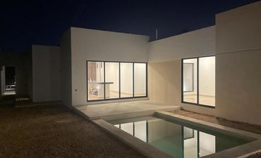 CASA EN VENTA MERIDA, CONKAL, PRIVADA SILVESTA RESIDENCIAL,MOD. 1 PLANTA, LISTA