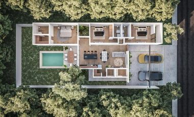 CASA EN VENTA MERIDA, CONKAL, PRIVADA SILVESTA RESIDENCIAL,MOD. 1 PLANTA, LISTA