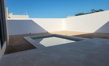 CASA EN VENTA MERIDA, CONKAL, PRIVADA SILVESTA RESIDENCIAL,MOD. 1 PLANTA, LISTA