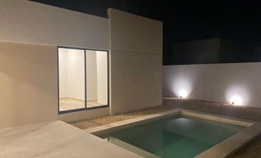 CASA EN VENTA MERIDA, CONKAL, PRIVADA SILVESTA RESIDENCIAL,MOD. 1 PLANTA, LISTA