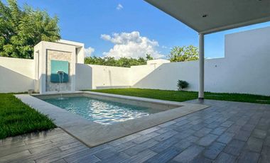 CASA EN VENTA MERIDA, PRIV PRADERAS DEL MAYAB, MOD 4 REC, ENTREGA INMEDIATA.