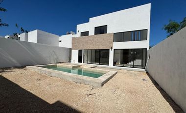 CASA EN VENTA MERIDA, CONKAL,  PRIVADA TAMORA, RESIDENCIA 177, DICIEMBRE 2025.