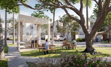 CASA EN VENTA MERIDA, CONKAL, PRIVADA SENDA REAL, MOD. MANZANARES, LISTA.