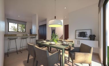 CASA EN VENTA MERIDA, CONKAL, PRIVADA SENDA REAL, MOD. MANZANARES, LISTA.