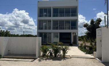DEPARTAMENTO EN VENTA MERIDA, PLAYA SAN BENITO OCEAN 26, MOD C, 2DA FILA, LISTO.