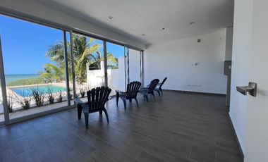 DEPARTAMENTO EN VENTA MERIDA, PLAYA SAN BENITO OCEAN 26, MOD C, 2DA FILA, LISTO.