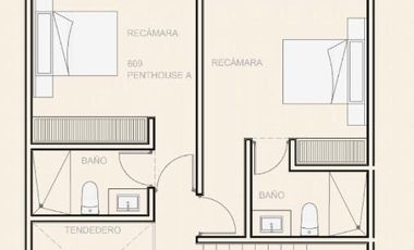 DEPARTAMENTO EN VENTA MERIDA, MONTEBELLO, M10, MODELO PH A, ENTREGA INMEDIATA