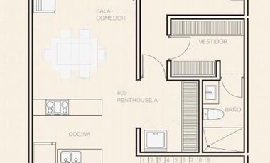 DEPARTAMENTO EN VENTA MERIDA, MONTEBELLO, M10, MODELO PH A, ENTREGA INMEDIATA