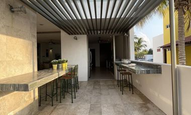 CASA EN VENTA MERIDA, PLAYA SAN BRUNO, FRENTE AL MAR, ENTREGA INMEDIATA.