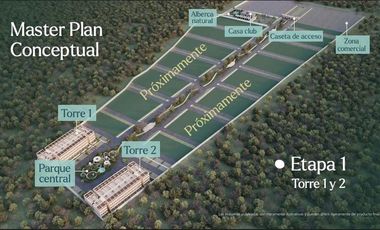 DEPARTAMENTO EN VENTA MERIDA, TEMOZON NORTE, XO'OK LIVING, MOD. B, DIC 2028.