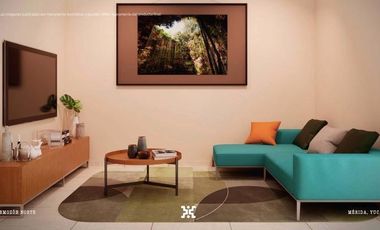 DEPARTAMENTO EN VENTA MERIDA, TEMOZON NORTE, XO'OK LIVING, MOD. B, DIC 2028.
