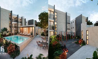 DEPARTAMENTO EN VENTA MERIDA, REAL MONTEJO, ALIAN, MOD ESMERALDA, A 12 MESES.