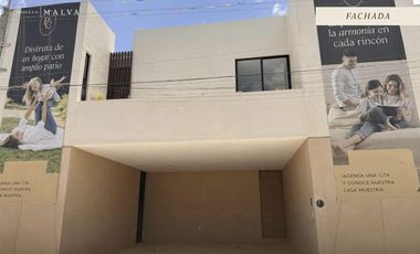 CASA EN VENTA MERIDA, TEMOZON NORTE, PATIO CAREY  MODELO MALVA LISTO