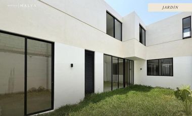 CASA EN VENTA MERIDA, TEMOZON NORTE, PATIO CAREY  MODELO MALVA LISTO