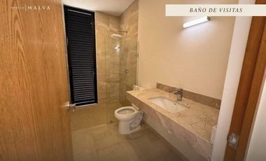 CASA EN VENTA MERIDA, TEMOZON NORTE, PATIO CAREY  MODELO MALVA LISTO