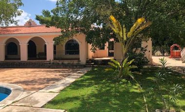 HACIENDA EN VENTA MERIDA, CHOLUL, ENTREGA INMEDIATA