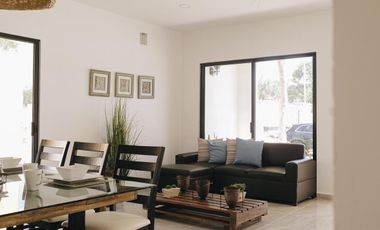 CASA EN VENTA MERIDA, CONKAL, QUINTAS BASPUL, MOD. COLIBRI, ENTREGA INMEDIATA.