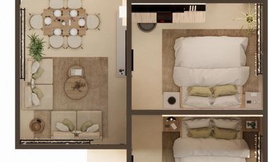 DEPARTAMENTO EN VENTA MERIDA, XCUMPICH, GALERIAS APARTAMENT, MOD 2 REC, LISTO