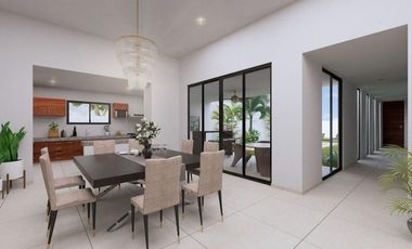CASA EN VENTA MERIDA SAN DIEGO CUTZ 1 PLANTA A 7 MESES