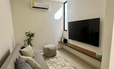 DEPARTAMENTO EN VENTA MERIDA, CONKAL, PRIVADA EMANA, MOD. JARDIN, LISTO.
