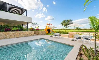 CASA EN VENTA MERIDA,  PRIVADA PROVINCIA CON CAMPO DE GOLF, LISTO