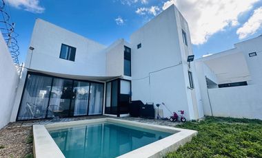 CASA EN VENTA MERIDA, CONKAL, PRIVADA ALEZA, ENTREGA INMEDIATA.
