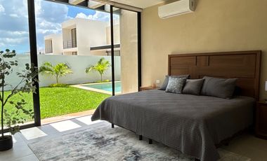 CASA EN VENTA MERIDA, PRIVADA ROCIO COUNTRY LIVING, MOD. 270 1 PLANTA, LISTA.