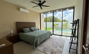 CASA EN VENTA MERIDA, PRIVADA ROCIO COUNTRY LIVING, MOD. 270 1 PLANTA, LISTA.