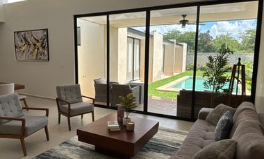 CASA EN VENTA MERIDA, PRIVADA ROCIO COUNTRY LIVING, MOD. 270 1 PLANTA, LISTA.