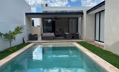 CASA EN VENTA MERIDA, PRIVADA ROCIO COUNTRY LIVING, MOD. 270 1 PLANTA, LISTA.