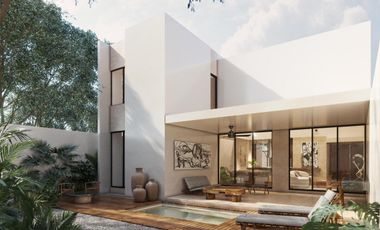 CASA EN VENTA EN MÉRIDA, CONKAL,  PRIVADA SILVESTA, MOD SILVERIA,  LISTA.