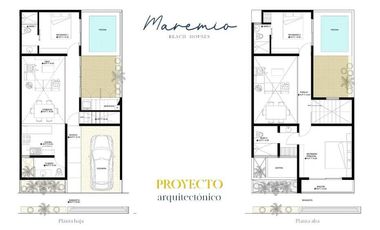 CASA EN VENTA MERIDA, PLAYA CHICXULUB, MAREMIO, 3RA FILA, ENTREGA INMEDIATA.