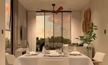 DEPARTAMENTO EN VENTA MERIDA, TEMOZON NORTE, EMWA, MOD. WA, JUNIO 2026.