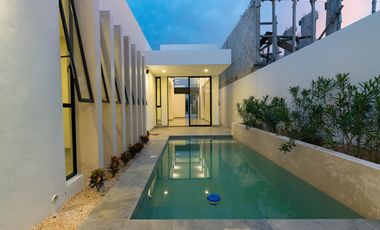 CASA EN VENTA MERIDA, CONKAL, PRIVADA TAMORA, 1 PLANTA, ENTREGA INMEDIATA.