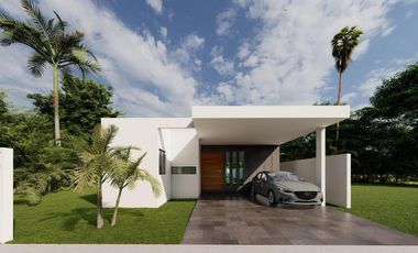 CASA EN VENTA MERIDA, CHOLUL, PRIVADA MORERA, MOD. 1 PLANTA, ENTREGA INMEDIATA.