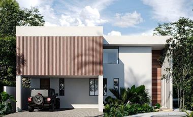 CASA EN VENTA MERIDA, CONKAL, PRIVADA TAMORA, MODELO TERRA, PREVENTA.