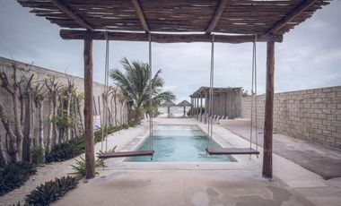 CASA EN VENTA MERIDA, TELCHAC PUERTO, A 300 MT DEL MAR, CONDOMINIO ANTALEA.