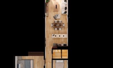 DEPARTAMENTO EN VENTA, MERIDA, PLAYA CHICXULUB, VERANA, MOD FIKA, AGO 24