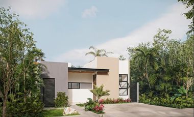 CASA EN VENTA MERIDA, BOSQUES DE CHOLUL, MOD AMELIA PLUS 1 PLANTA, NOV 2025.